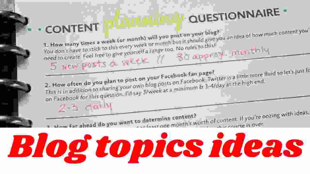 Blog topics ideas in hindi | ब्लॉग किस टॉपिक पर बनाएं | unique blog ideas, writing topics